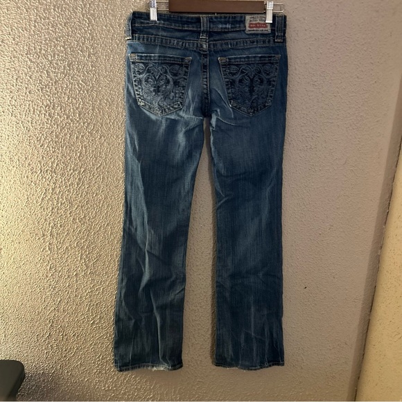 Big Star Women's Straight Leg Casey Jeans Size 28R Embroidered Back Pockets - Picture 3 of 16